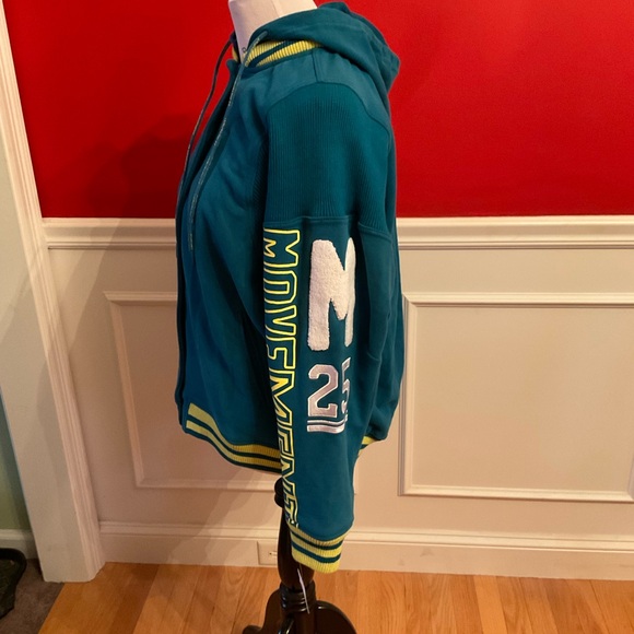 NWT FREE PEOPLE POST UP SWEAT JACKET - Picture 3 of 10